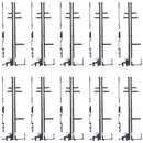 10 PCS Original Front Housing Adhesive for Sony Xperia 5 II