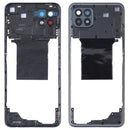 Original Middle Frame Bezel Plate for OPPO Reno4 SE/A93 4G/OPPO Reno4 F/Reno4 Lite/F17 Pro PEAT00, PEAM00(Black)