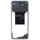 Original Middle Frame Bezel Plate for OPPO Reno4 SE/A93 4G/OPPO Reno4 F/Reno4 Lite/F17 Pro PEAT00, PEAM00(Black)