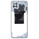 Original Middle Frame Bezel Plate for OPPO Reno4 SE/A93 4G/Reno4 F/Reno4 Lite/F17 Pro PEAT00, PEAM00(Silver)
