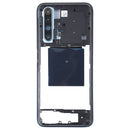 Original Middle Frame Bezel Plate for Realme X50 5G China RMX2051, RMX2025 (Dark Blue)