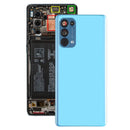 Original Battery Back Cover for OPPO Reno5 Pro 5G PDSM00, PDST00, CPH2201(Blue)