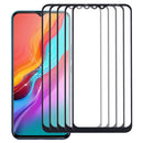 5 PCS Front Screen Outer Glass Lens for Infinix Hot 8 / Hot 8 Lite X650, X650C, X650B, X650D