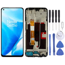 LCD Screen and Digitizer Full Assembly with Frame for OnePlus Nord N200 5G DE2118(Black)