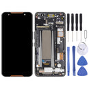 LCD Screen and Digitizer Full Assembly with Frame for Asus ROG Phone ZS600KL Z01QD (Black)