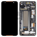 LCD Screen and Digitizer Full Assembly with Frame for Asus ROG Phone ZS600KL Z01QD (Black)