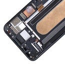 OLED Material LCD Screen and Digitizer Full Assembly with Frame for Asus ROG Phone 3 ZS661KS I003DD(Black)