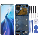 Original LCD Screen and Digitizer Full Assembly with Frame for Xiaomi Mi 11 M2011K2C, M2011K2G(Blue)