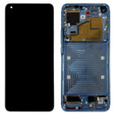 Original LCD Screen and Digitizer Full Assembly with Frame for Xiaomi Mi 11 M2011K2C, M2011K2G(Blue)