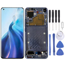 Original LCD Screen and Digitizer Full Assembly with Frame for Xiaomi Mi 11 M2011K2C, M2011K2G(Purple)