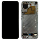 Original LCD Screen and Digitizer Full Assembly with Frame for Xiaomi Mi 11 M2011K2C, M2011K2G(Silver)