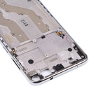Original Front Housing LCD Frame Bezel Plate for TCL 10L / 10 Lite T770H, T770B (Silver)