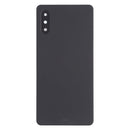 Battery Back Cover with Camera Lens Cover for Sony Xperia Ace II SO-41B(Black)