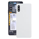 Battery Back Cover with Camera Lens Cover for Sony Xperia Ace II SO-41B(White)