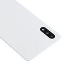 Battery Back Cover with Camera Lens Cover for Sony Xperia Ace II SO-41B(White)