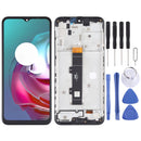 LCD Screen and Digitizer Full Assembly with Frame for Motorola Moto G30 XT2129-1 XT2129-2 (Black)