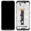 LCD Screen and Digitizer Full Assembly with Frame for Motorola Moto G30 XT2129-1 XT2129-2 (Black)