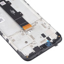 LCD Screen and Digitizer Full Assembly with Frame for Motorola Moto G30 XT2129-1 XT2129-2 (Black)