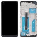 LCD Screen and Digitizer Full Assembly with Frame for Motorola Moto G8 XT2045-1 (Black)
