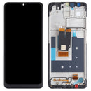 LCD Screen and Digitizer Full Assembly with Frame for Nokia 2.4 TA-1277 TA-1275 TA-1274 TA-1270(Black)