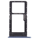 SIM Card Tray + SIM Card Tray / Micro SD Card Tray for Honor play 5T (Blue)