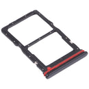 SIM Card Tray + NM Card Tray for Huawei nova 7 SE 5G Youth (Black)