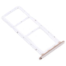 SIM Card Tray + SIM Card Tray + Micro SD Card Tray for Huawei Y6 Prime (2018) (Silver)