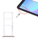 SIM Card Tray + SIM Card Tray + Micro SD Card Tray for Huawei Y6 (2018) (Silver)