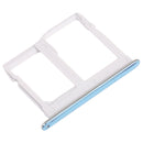 Nano SIM Card Tray + Micro SD Card Tray for LG Stylo 6 / K71 LMQ730HA, LM-Q730HA, LMQ730TM, LM-Q730TM (Blue)