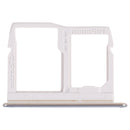 Nano SIM Card Tray + Micro SD Card Tray for LG Stylo 6 / K71 LMQ730HA, LM-Q730HA, LMQ730TM, LM-Q730TM (Silver)