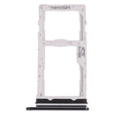 Nano SIM Card Tray + Micro SD Card Tray for LG G8X ThinQ / V50S ThinQ 5G LM-V510N, LMG850EMW, LM-G850 (Black)