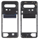 Middle Frame Bezel Plate for LG K61 LMQ630EAW, LM-Q630EAW, LM-Q630 (Black)