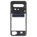 Middle Frame Bezel Plate for LG K61 LMQ630EAW, LM-Q630EAW, LM-Q630 (Black)