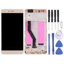 OLED Material LCD Screen and Digitizer Full Assembly with Frame for Huawei P9 Plus (Gold)