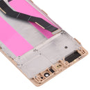 OLED Material LCD Screen and Digitizer Full Assembly with Frame for Huawei P9 Plus (Gold)