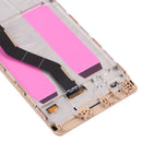 OLED Material LCD Screen and Digitizer Full Assembly with Frame for Huawei P9 Plus (Gold)