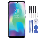 Original AMOLED Material LCD Screen and Digitizer Full Assembly for Tecno Pouvoir 3 Plus LB8, LB8a