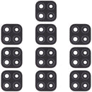 10 PCS Back Camera Lens for Xiaomi Redmi 9C / Redmi 9 (India) / Redmi 9C NFC / Poco C3