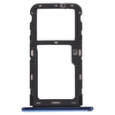SIM Card Tray + Micro SD Card Tray for ZTE Blade V Smart V2050 (Blue)