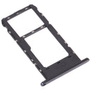 SIM Card Tray + Micro SD Card Tray for ZTE Blade V2020 Smart (Black)
