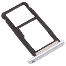 SIM Card Tray + Micro SD Card Tray for ZTE Blade Zmax Pro / Z981 (Silver)