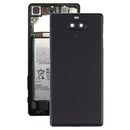 Battery Back Cover with Middle Frame & Camera Lens Cover for Sony Xperia 8(Black)