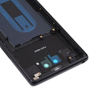 Battery Back Cover with Middle Frame & Camera Lens Cover for Sony Xperia 8(Black)