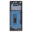 Battery Back Cover with Middle Frame & Camera Lens Cover for Sony Xperia 8(Silver)