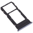 SIM Card Tray + SIM Card Tray / Micro SD Card Tray for vivo Y76s V2156A(Black)
