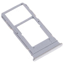 SIM Card Tray + SIM Card Tray / Micro SD Card Tray for vivo Y76s V2156A(Silver)