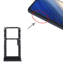 SIM Card Tray + Micro SD Card Tray for Xiaomi Poco X3 Pro M2102J20SG M2102J20SI (Black)