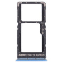 SIM Card Tray + SIM Card Tray / Micro SD Card Tray for Xiaomi Redmi Note 11 (China) 21091116AC / Poco M4 Pro 5G 21091116AG, MZB0BGVIN(Blue)