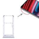 SIM Card Tray + SIM Card Tray / Micro SD Card Tray for Xiaomi Redmi Note 11 (China) 21091116AC / Poco M4 Pro 5G 21091116AG, MZB0BGVIN(Silver)