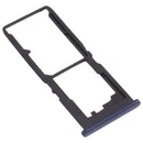 SIM Card Tray + SIM Card Tray + Micro SD Card Tray for vivo Y30 Standard / Y12s (Black)